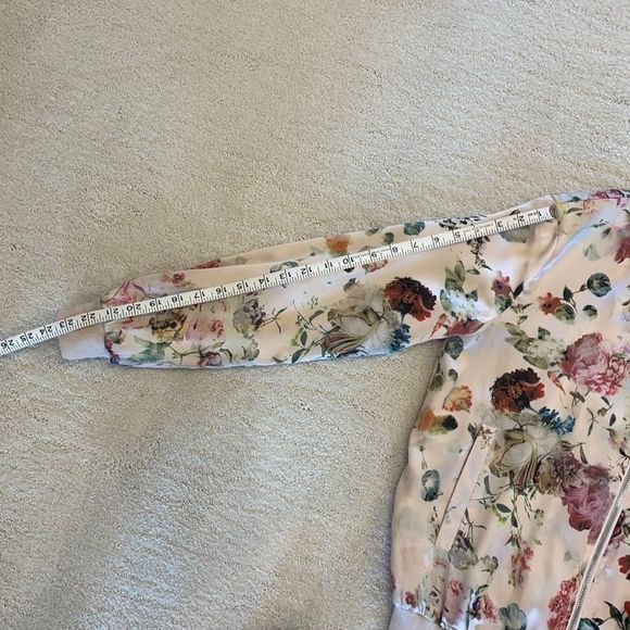 Floral Women's Bomber Jacket - Picture 7 of 7